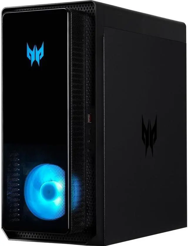 Alt view image 3 of 4 - Acer DG.E2XAA.006 Predator PO3-640 Gaming Desktop Computer - Intel Core i7 12th Gen i7-12700F Dodeca-core (12 Core) 2.10 GHz - 16 GB RAM DDR4 SDRAM - 1 TB HDD - 1 TB PCI Express SSD