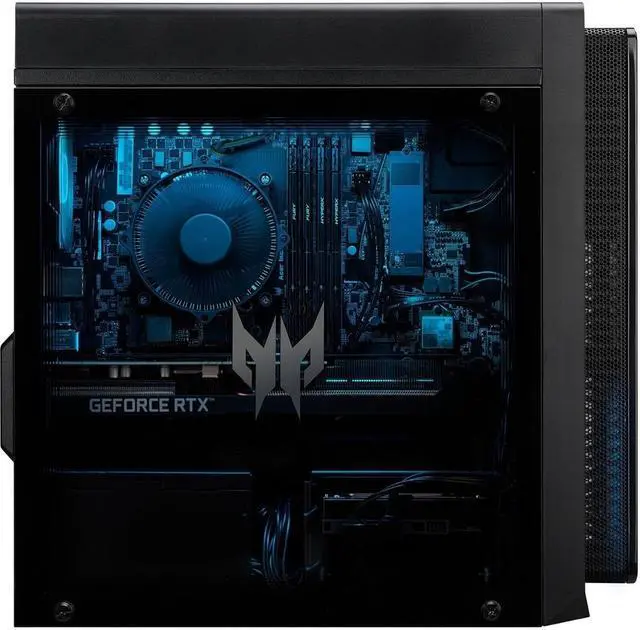 Alt view image 4 of 4 - Acer DG.E2XAA.006 Predator PO3-640 Gaming Desktop Computer - Intel Core i7 12th Gen i7-12700F Dodeca-core (12 Core) 2.10 GHz - 16 GB RAM DDR4 SDRAM - 1 TB HDD - 1 TB PCI Express SSD