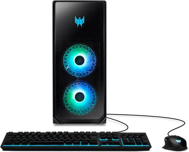 Alt view image 2 of 14 - Acer Gaming Desktop Predator PO7-640-UR12 Intel Core i9-12900K 32GB DDR5 2TB 7200RPM SATA III Hard Drive HDD 1 TB M.2 PCIe Gen 4 SSD SSD GeForce RTX 3090 Windows 11 Pro