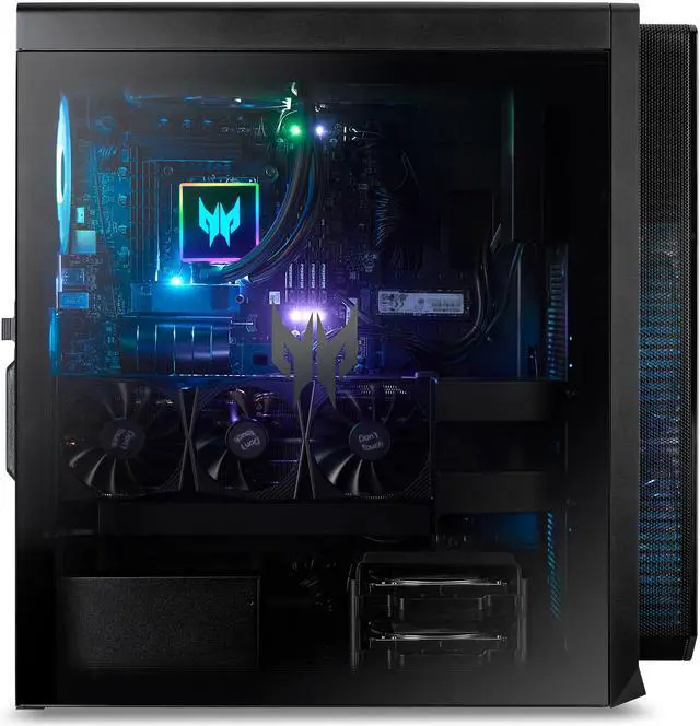 Alt view image 8 of 14 - Acer Gaming Desktop Predator PO7-640-UR12 Intel Core i9-12900K 32GB DDR5 2TB 7200RPM SATA III Hard Drive HDD 1 TB M.2 PCIe Gen 4 SSD SSD GeForce RTX 3090 Windows 11 Pro