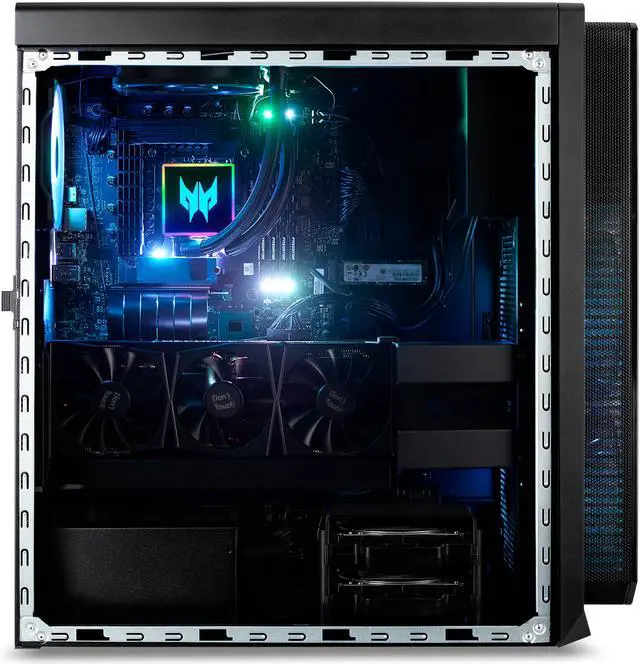 Alt view image 9 of 14 - Acer Gaming Desktop Predator PO7-640-UR12 Intel Core i9-12900K 32GB DDR5 2TB 7200RPM SATA III Hard Drive HDD 1 TB M.2 PCIe Gen 4 SSD SSD GeForce RTX 3090 Windows 11 Pro