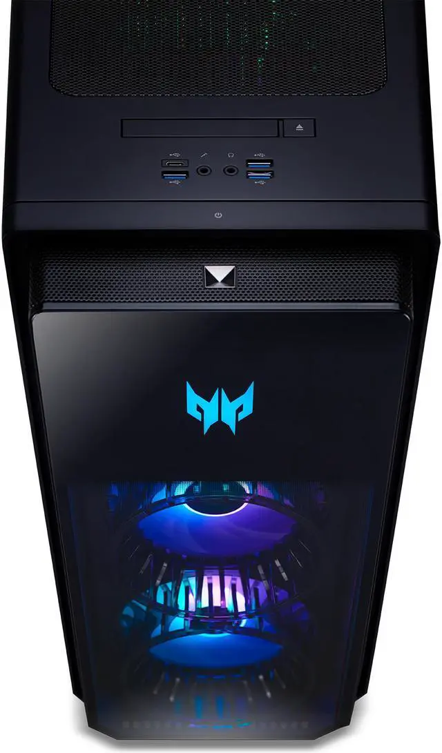 Alt view image 11 of 14 - Acer Gaming Desktop Predator PO7-640-UR12 Intel Core i9-12900K 32GB DDR5 2TB 7200RPM SATA III Hard Drive HDD 1 TB M.2 PCIe Gen 4 SSD SSD GeForce RTX 3090 Windows 11 Pro