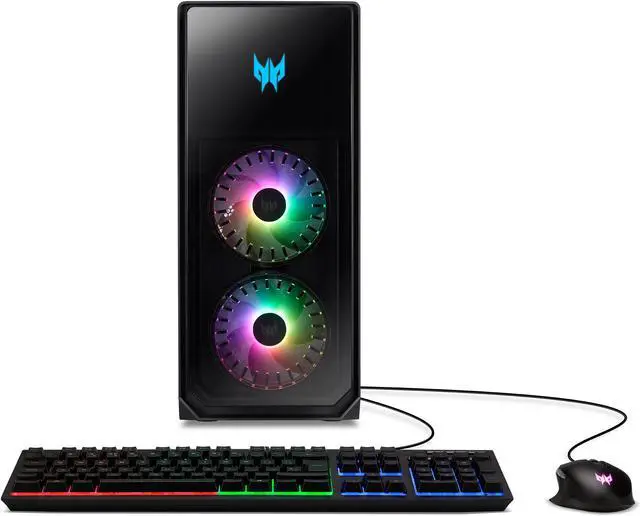 Alt view image 14 of 14 - Acer Gaming Desktop Predator PO7-640-UR12 Intel Core i9-12900K 32GB DDR5 2TB 7200RPM SATA III Hard Drive HDD 1 TB M.2 PCIe Gen 4 SSD SSD GeForce RTX 3090 Windows 11 Pro