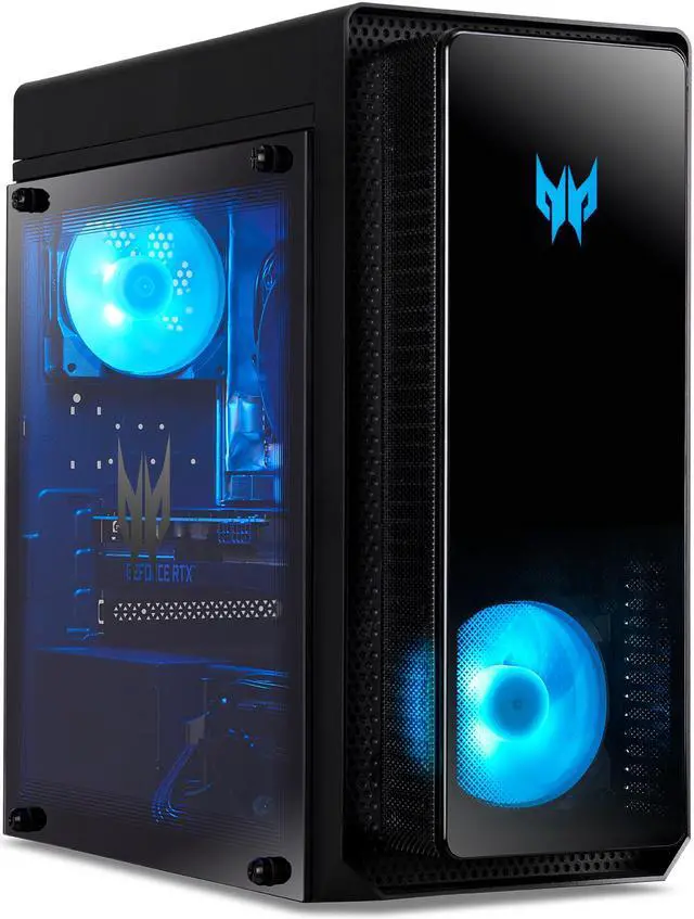 Alt view image 4 of 10 - Acer Gaming Desktop Predator Orion 3000 PO3-640-UA91 12700F (1.6 GHz) 16GB DDR4 1TB HDD 512GB PCIe SSD GeForce RTX 3070 Windows 11 Home