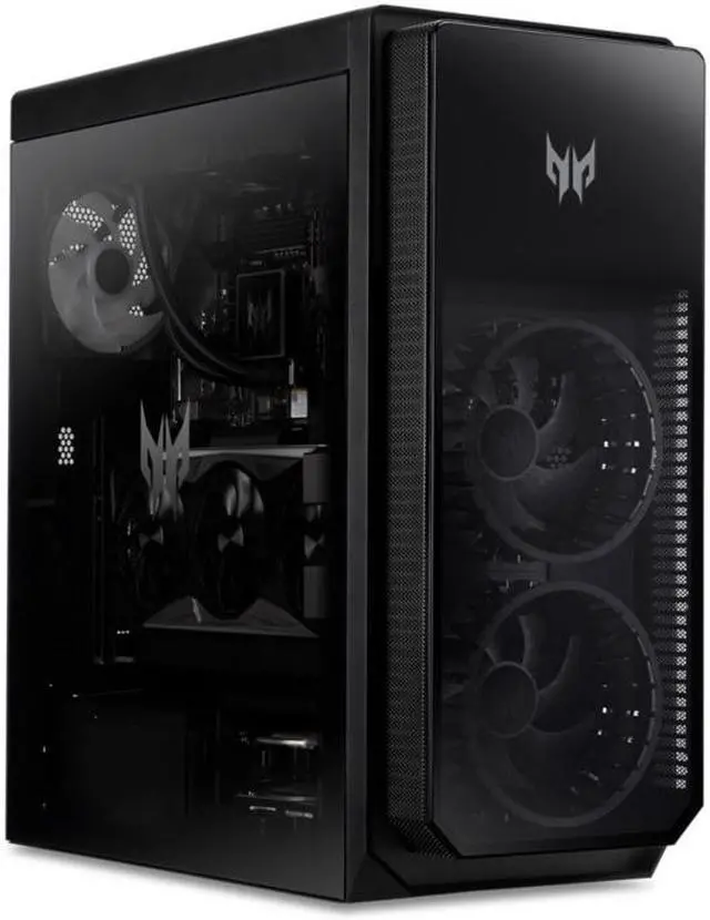 Alt view image 14 of 20 - Acer Gaming Desktop PC Predator Orion 7000 PO7-650-UR11 Intel Core i7-13700KF 32GB DDR5 2TB HDD 1TB PCIe SSD GeForce RTX 4080 Windows 11 Pro 64-bit