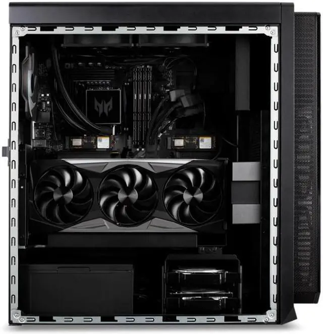 Alt view image 17 of 20 - Acer Gaming Desktop PC Predator Orion 7000 PO7-650-UR11 Intel Core i7-13700KF 32GB DDR5 2TB HDD 1TB PCIe SSD GeForce RTX 4080 Windows 11 Pro 64-bit
