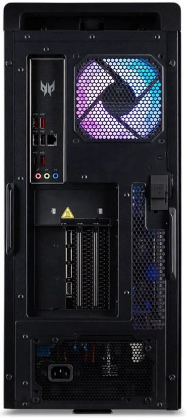 Alt view image 7 of 20 - Acer Gaming Desktop PC Predator Orion 7000 PO7-650-UR11 Intel Core i7-13700KF 32GB DDR5 2TB HDD 1TB PCIe SSD GeForce RTX 4080 Windows 11 Pro 64-bit