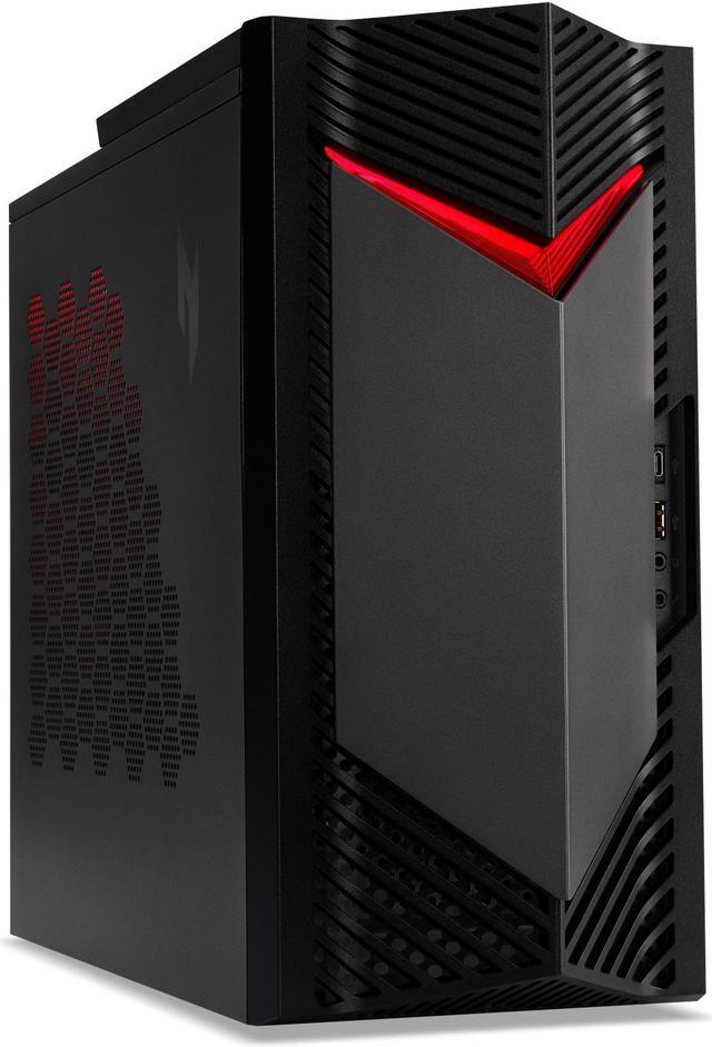 Alt view image 2 of 11 - Acer Nitro 50 Gaming Desktop PC, Intel Core i5-14400F, GeForce RTX 4060, 16GB DDR5, 1 TB PCIe SSD, Windows 11 Home, N50-656-UR15