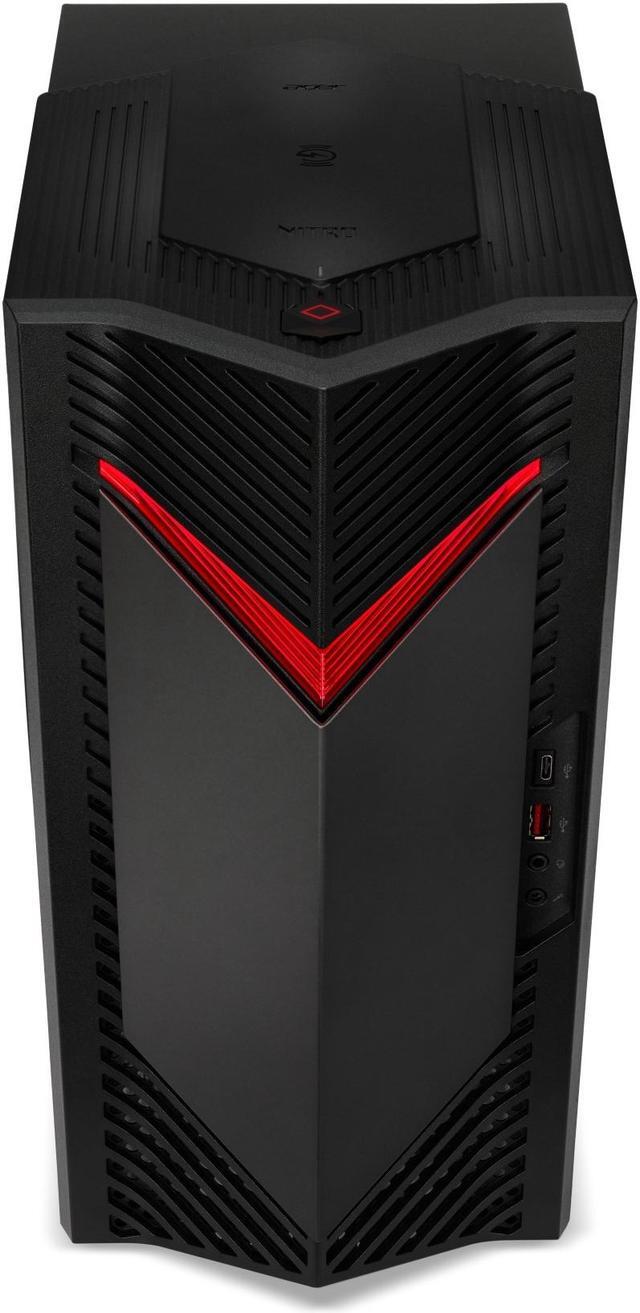 Alt view image 4 of 11 - Acer Nitro 50 Gaming Desktop PC, Intel Core i5-14400F, GeForce RTX 4060, 16GB DDR5, 1 TB PCIe SSD, Windows 11 Home, N50-656-UR15