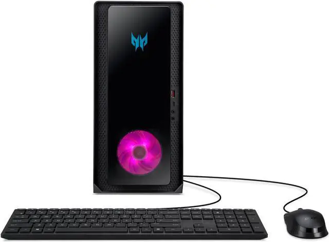 Alt view image 12 of 15 - Acer Predator Orion 3000 Gaming Desktop PC, Intel Core i7 13th Gen 13700F, GeForce RTX 4070, 16GB DDR5, 1TB SSD, Windows 11 Home, N60-640-UR13