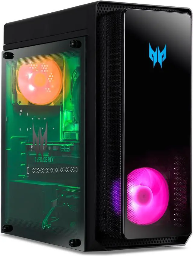 Alt view image 13 of 15 - Acer Predator Orion 3000 Gaming Desktop PC, Intel Core i7 13th Gen 13700F, GeForce RTX 4070, 16GB DDR5, 1TB SSD, Windows 11 Home, N60-640-UR13
