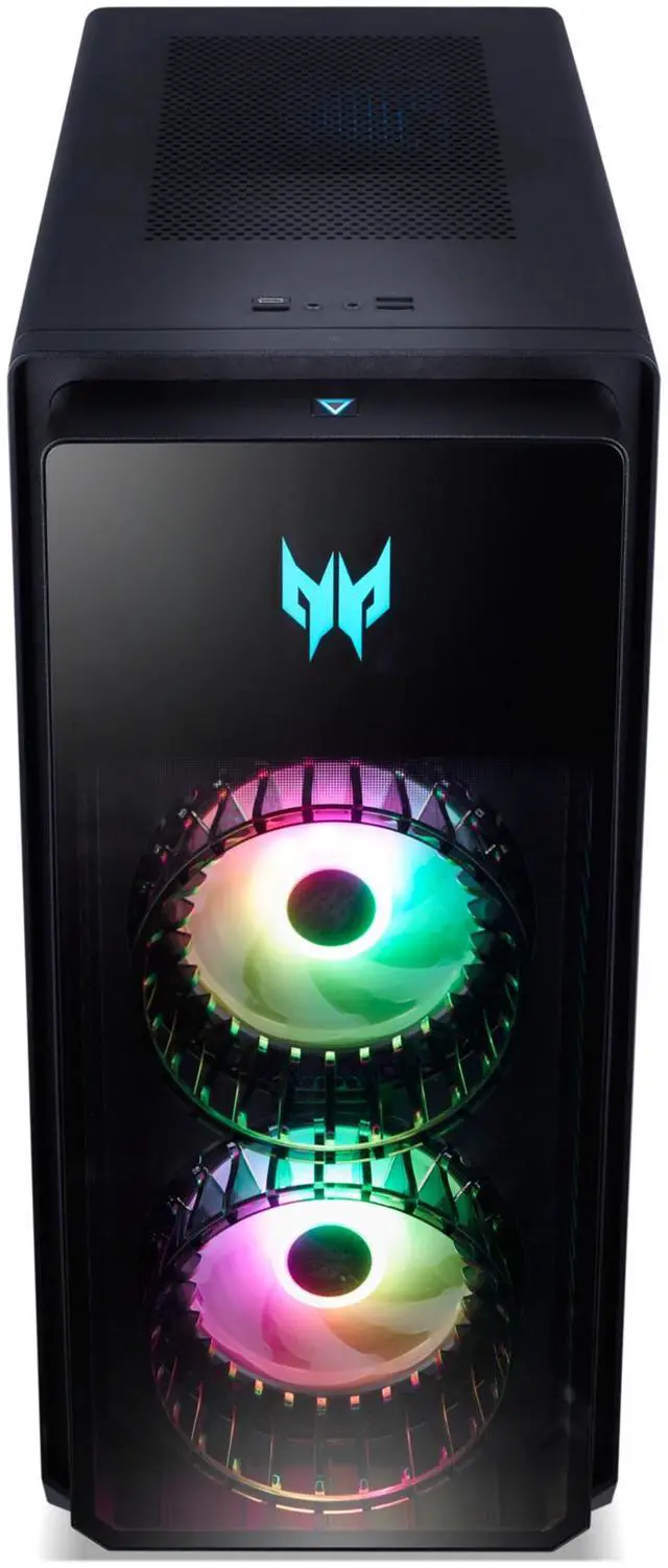 Alt view image 5 of 14 - Acer Predator Orion 5000 PO5-655-UR12 Desktop, Intel Core i7-14700F 20-Core Processor, NVIDIA GeForce RTX 4070 Ti Graphics,16GB DDR5-4400 Memory, 1TB M.2 2280 PCIe Gen 4 SSD, Wi-Fi 6E, Predator RGB Gaming Keyboard & Mouse, Windows 11 Home