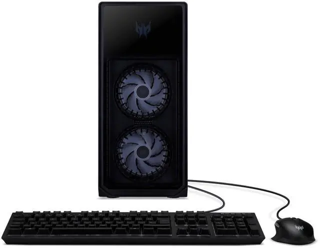Alt view image 9 of 14 - Acer Predator Orion 5000 PO5-655-UR12 Desktop, Intel Core i7-14700F 20-Core Processor, NVIDIA GeForce RTX 4070 Ti Graphics,16GB DDR5-4400 Memory, 1TB M.2 2280 PCIe Gen 4 SSD, Wi-Fi 6E, Predator RGB Gaming Keyboard & Mouse, Windows 11 Home