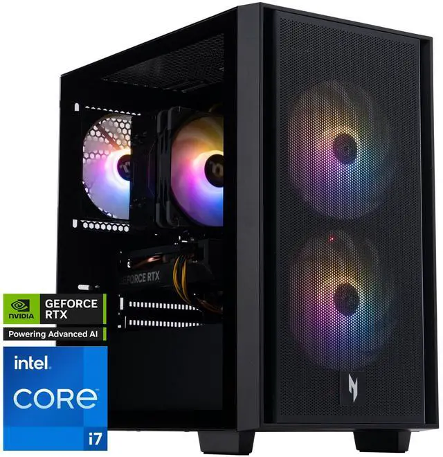 Main image of Acer Nitro 60 Gaming Desktop PC, Intel Core i7-14700F, NVIDIA GeForce RTX 5070 Ti Graphics (1406 AI TOPS), 32GB DDR5 Memory, 2TB PCIe 4.0 NVMe SSD, Windows 11 Home, N60-640-UR25