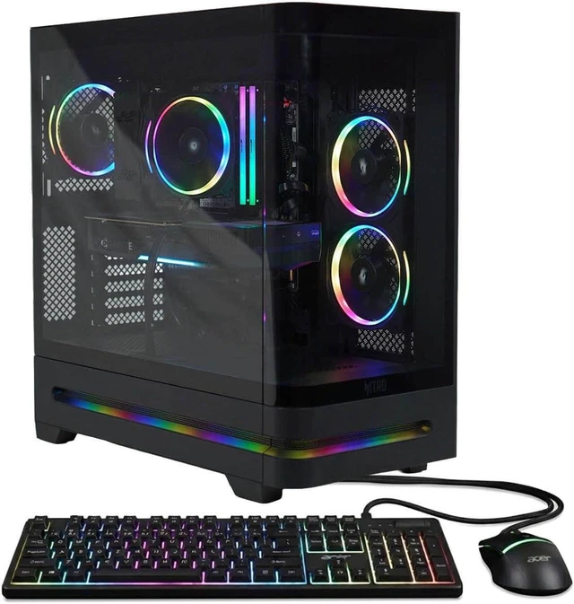 Main image of Acer Gaming Desktop PC Nitro 85 N85-600-UR35 Intel Core Ultra 7 265F 16GB DDR5 1TB NVMe SSD GeForce RTX 5070 12 GB GDDR7 Windows 11 Home
