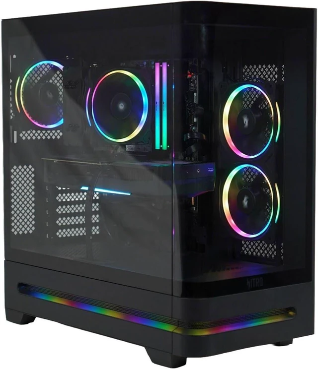 Alt view image 3 of 4 - Acer Gaming Desktop PC Nitro 85 N85-600-UR35 Intel Core Ultra 7 265F 16GB DDR5 1TB NVMe SSD GeForce RTX 5070 12 GB GDDR7 Windows 11 Home