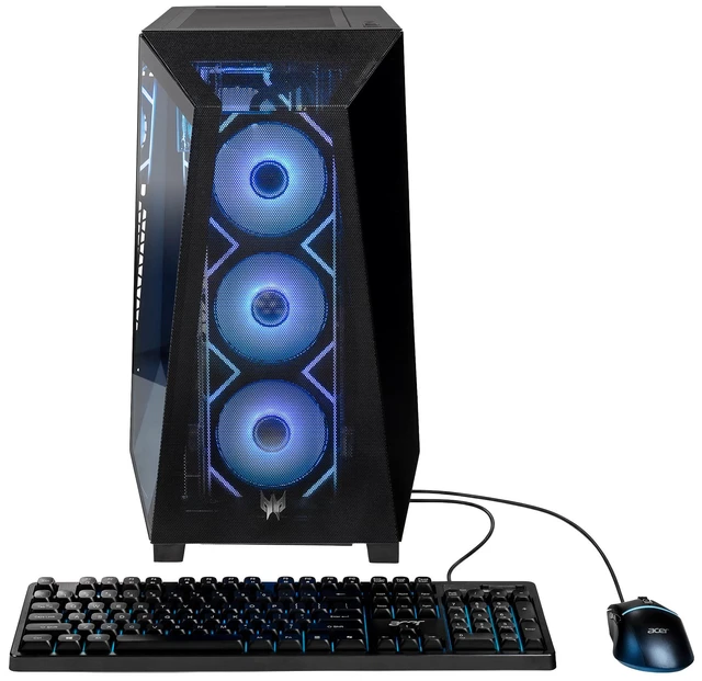 Alt view image 2 of 6 - Acer Gaming Desktop PC PO6-605-ER16 Intel Core Ultra 7 265KF 32GB DDR5 1TB SSD GeForce RTX 5080 16 GB GDDR7 Windows 11 Home (Bilingual)