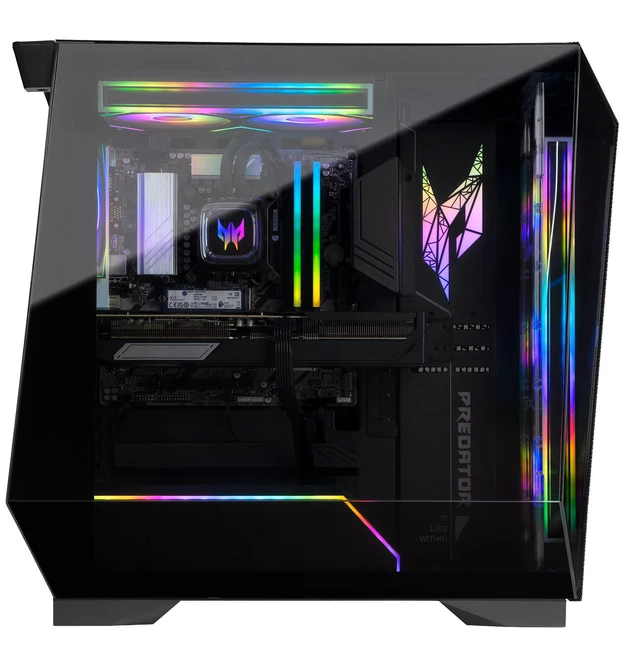 Alt view image 4 of 6 - Acer Gaming Desktop PC PO6-605-ER16 Intel Core Ultra 7 265KF 32GB DDR5 1TB SSD GeForce RTX 5080 16 GB GDDR7 Windows 11 Home (Bilingual)