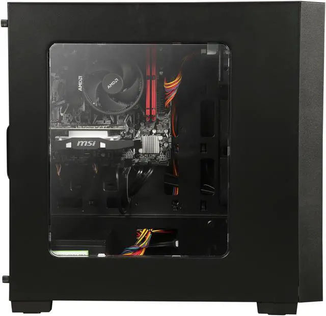 Alt view image 4 of 9 - ABS Prime-1400 Gaming Desktop Ryzen 5 1400 (3.20 GHz) 8 GB DDR4 1 TB HDD NVIDIA GeForce GTX 1050 Ti 4 GB Windows 10 Home 64-Bit ALA066