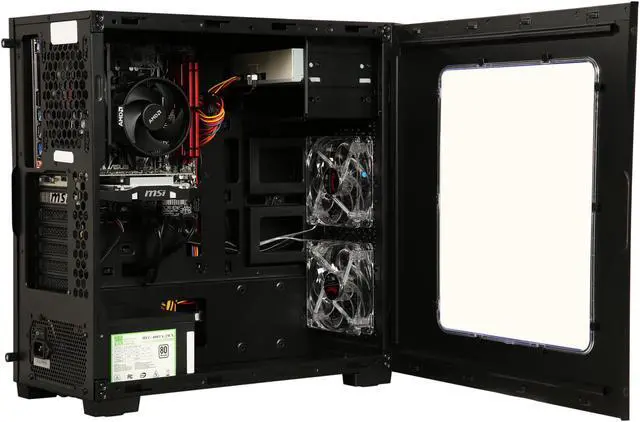 Alt view image 5 of 9 - ABS Prime-1400 Gaming Desktop Ryzen 5 1400 (3.20 GHz) 8 GB DDR4 1 TB HDD NVIDIA GeForce GTX 1050 Ti 4 GB Windows 10 Home 64-Bit ALA066