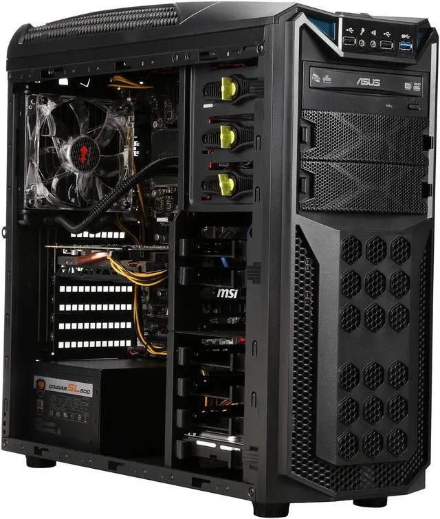 Alt view image 7 of 10 - ABS Vayron ALI032 Gaming Desktop PC Gaming Desktop PC Intel Core i5 6600K (3.50GHz) 8GB DDR4 1TB HDD 120GB SSD Windows 10 Home