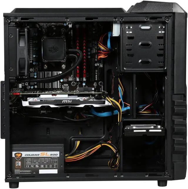 Alt view image 7 of 10 - ABS Stalker ALA029 Gaming Desktop PC AMD FX-Series FX-8350 (4.0 GHz) 8 GB DDR3 1 TB HDD Windows 10 Home