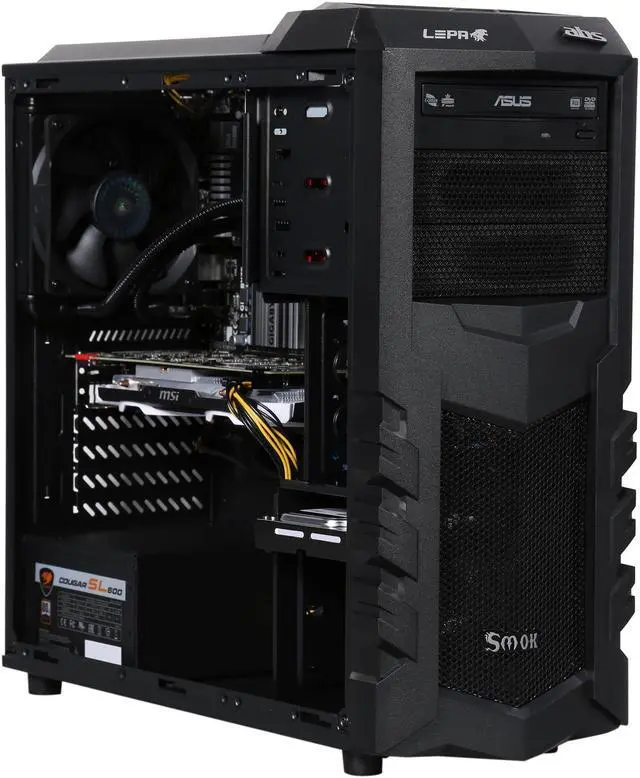 Alt view image 8 of 10 - ABS Stalker ALA029 Gaming Desktop PC AMD FX-Series FX-8350 (4.0 GHz) 8 GB DDR3 1 TB HDD Windows 10 Home
