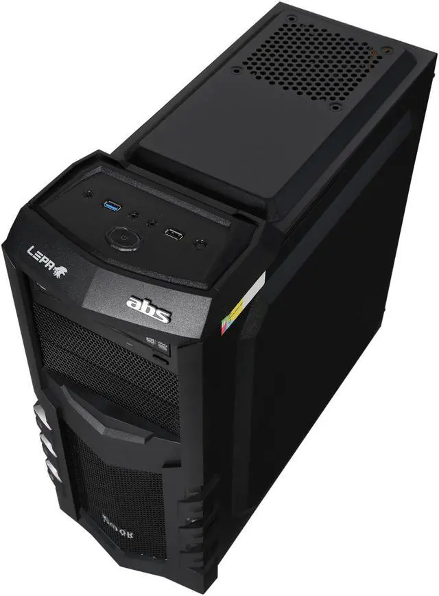 Alt view image 9 of 10 - ABS Stalker ALA029 Gaming Desktop PC AMD FX-Series FX-8350 (4.0 GHz) 8 GB DDR3 1 TB HDD Windows 10 Home