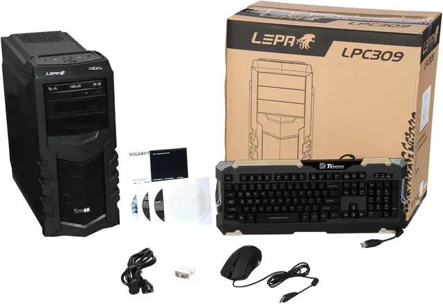 Alt view image 10 of 10 - ABS Stalker ALA029 Gaming Desktop PC AMD FX-Series FX-8350 (4.0 GHz) 8 GB DDR3 1 TB HDD Windows 10 Home