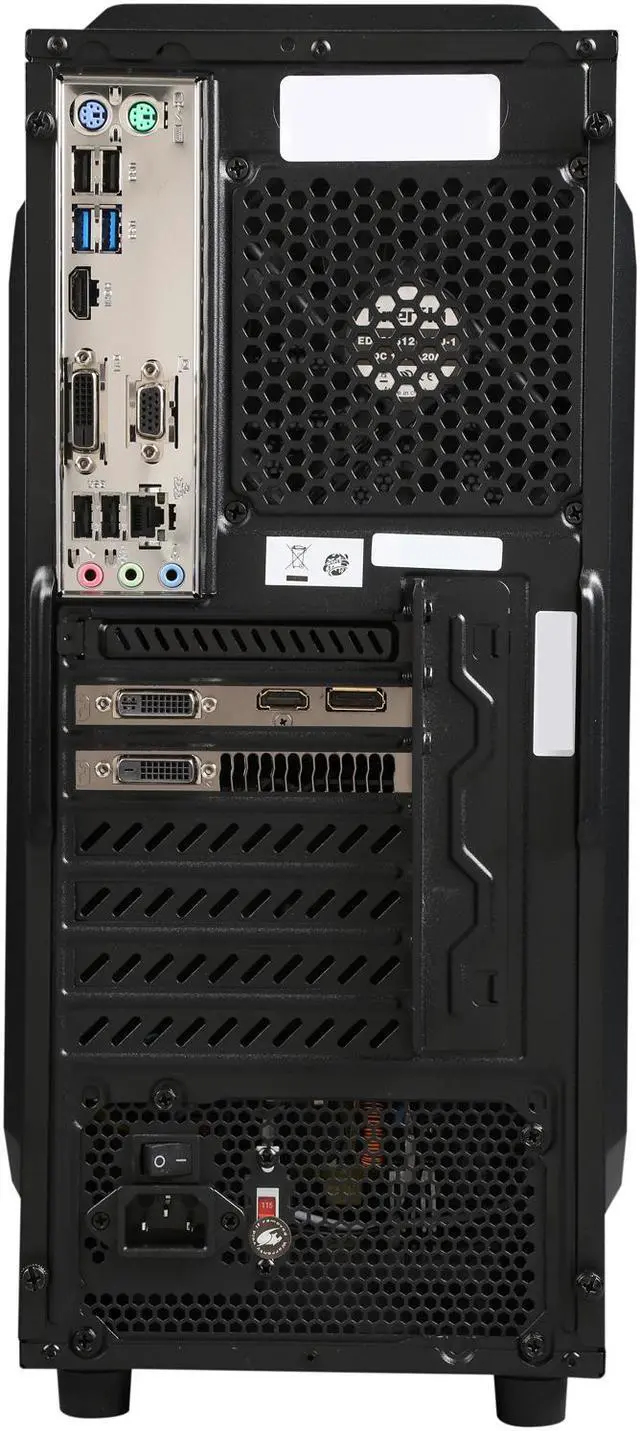 Alt view image 9 of 10 - ABS Stalker Bravo ALA032 Gaming Desktop PC Intel Core i7 4790 (3.6 GHz) 16 GB DDR3 3 TB HDD Windows 10 Home 64-Bit
