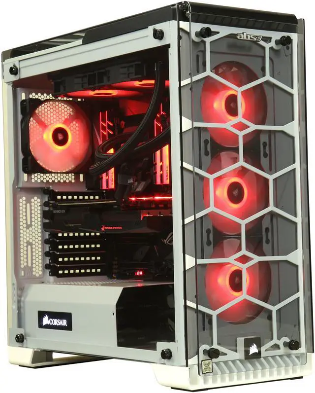 Alt view image 2 of 15 - ABS Battlebox Ultimate Crystal RGB STRIX NVIDIA GeForce GTX 1080 Ti Intel i9-7900X (3.30 GHz) Liquid Cooling (240 mm) 32 GB 3000 MHz DDR4 512 GB NVMe SSD 2 TB HDD Windows 10 Home 64-Bit ALI151