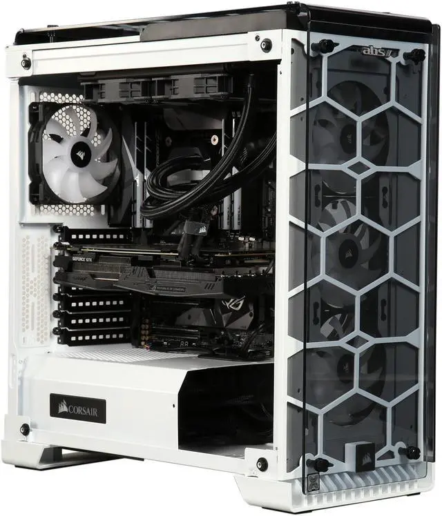 Alt view image 13 of 15 - ABS Battlebox Ultimate Crystal RGB STRIX NVIDIA GeForce GTX 1080 Ti Intel i9-7900X (3.30 GHz) Liquid Cooling (240 mm) 32 GB 3000 MHz DDR4 512 GB NVMe SSD 2 TB HDD Windows 10 Home 64-Bit ALI151