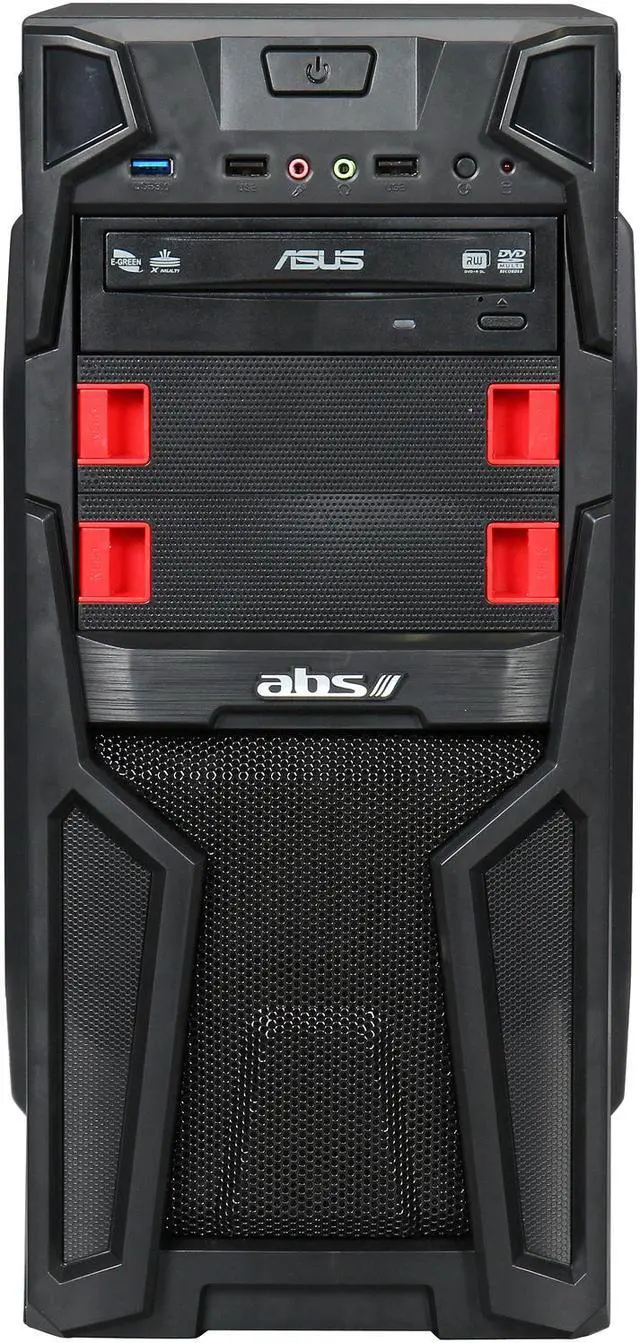 Alt view image 2 of 9 - ABS Vulcan FX4350 ALA038 Gaming Desktop PC AMD FX-Series FX-4350 (4.20 GHz) 4 GB DDR3 1 TB HDD Windows 10 Home 64-Bit