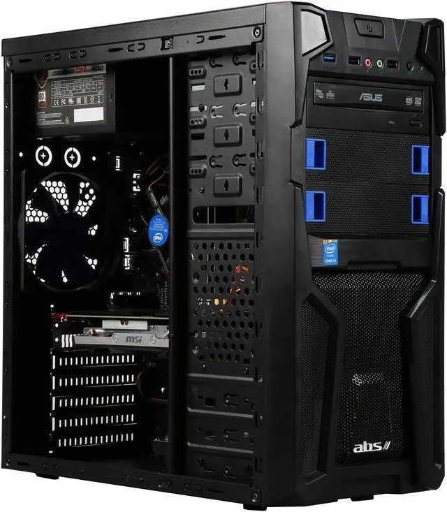 Alt view image 7 of 9 - ABS Vulcan GeForce GTX 960 Gaming Desktop PC ALI041 Intel Core i5 4690 (3.50 GHz) 8 GB DDR3 1 TB HDD Windows 10 Home 64-Bit