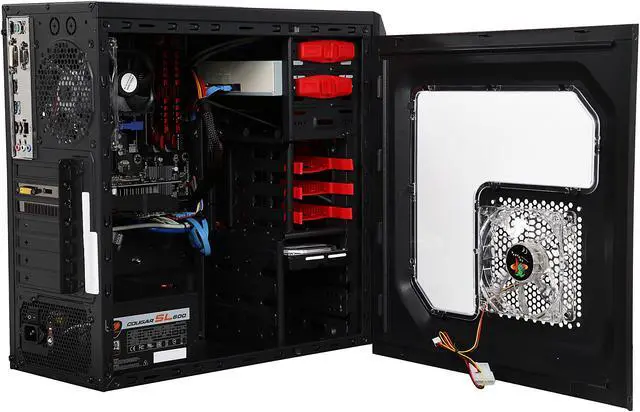 Alt view image 6 of 9 - ABS Vulcan FX6300 ALA045 Gaming Desktop AMD FX6300 (3.5 GHz) 8 GB DDR3 1TB HDD GeForce GTX 750 Ti 2 GB Win 7 Pro