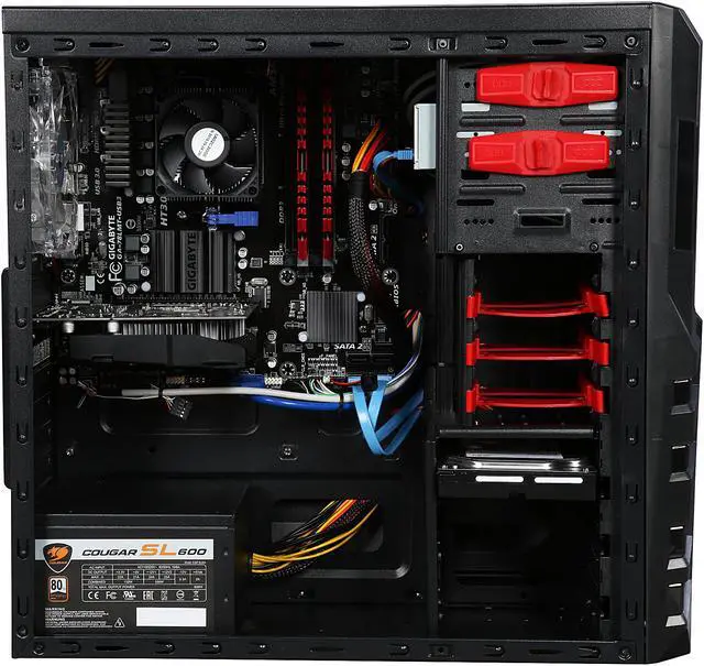 Alt view image 7 of 9 - ABS Vulcan FX6300 ALA045 Gaming Desktop AMD FX6300 (3.5 GHz) 8 GB DDR3 1TB HDD GeForce GTX 750 Ti 2 GB Win 7 Pro