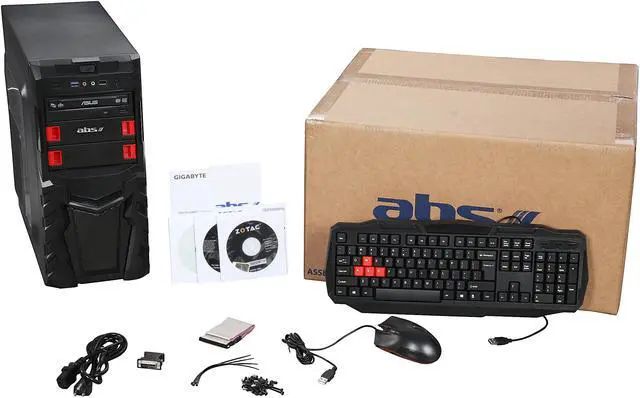 Alt view image 10 of 9 - ABS Vulcan FX6300 ALA045 Gaming Desktop AMD FX6300 (3.5 GHz) 8 GB DDR3 1TB HDD GeForce GTX 750 Ti 2 GB Win 7 Pro