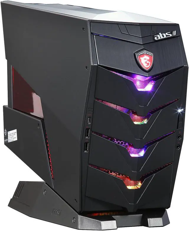 Alt view image 2 of 13 - ABS-MSI AEGIS-01 Intel i7-6700 (3.4 GHz) 16 GB DDR4 256 GB SSD 2 TB HDD GeForce GTX 970 4 GB Windows 10 Home 64-Bit