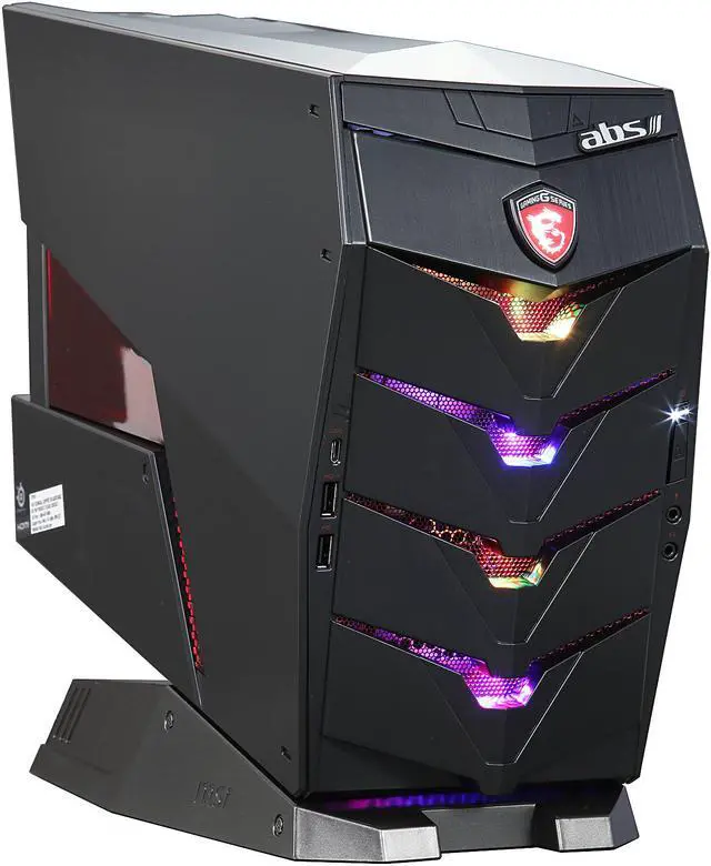 Alt view image 3 of 13 - ABS-MSI AEGIS-01 Intel i7-6700 (3.4 GHz) 16 GB DDR4 256 GB SSD 2 TB HDD GeForce GTX 970 4 GB Windows 10 Home 64-Bit