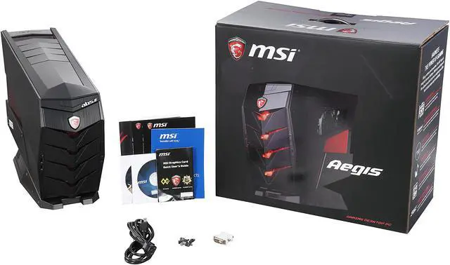 Alt view image 13 of 13 - ABS-MSI AEGIS-01 Intel i7-6700 (3.4 GHz) 16 GB DDR4 256 GB SSD 2 TB HDD GeForce GTX 970 4 GB Windows 10 Home 64-Bit