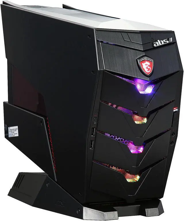Alt view image 2 of 13 - ABS-MSI AEGIS-03 Intel i7-6700 (3.4 GHz) 8 GB DDR4 1 TB HDD GeForce GTX 960 4 GB Windows 10 Home 64-Bit