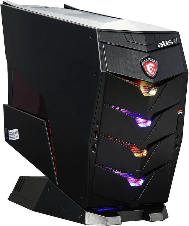 Alt view image 4 of 13 - ABS-MSI AEGIS-03 Intel i7-6700 (3.4 GHz) 8 GB DDR4 1 TB HDD GeForce GTX 960 4 GB Windows 10 Home 64-Bit