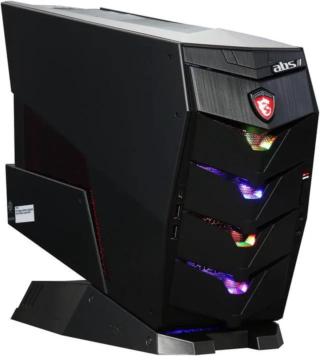 Alt view image 3 of 13 - ABS-MSI AEGIS-04 Gaming PC Intel i5-6400 (2.7 GHz) 8 GB DDR4 128 GB SSD 1 TB HDD GTX 960 4 GB Windows 10 Home 64-Bit