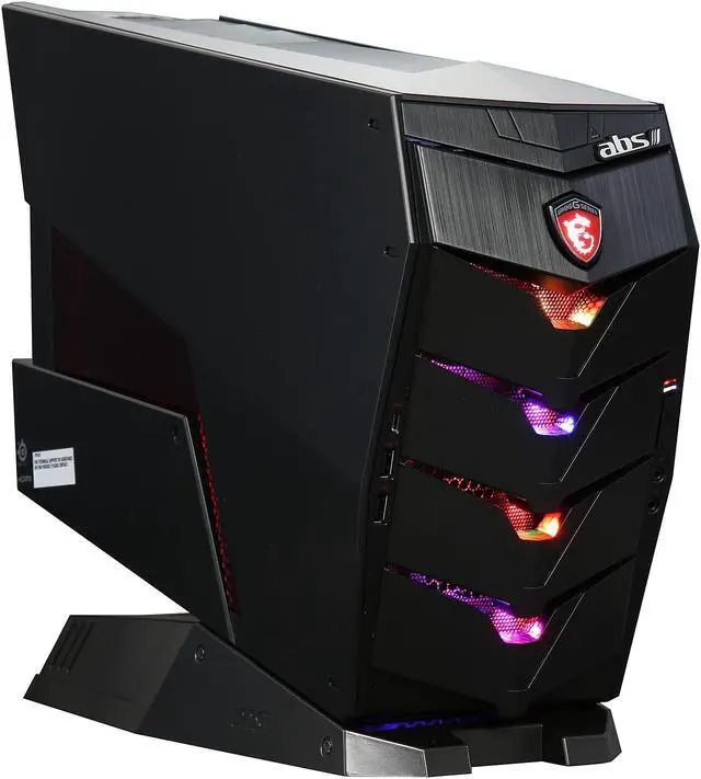 Alt view image 4 of 13 - ABS-MSI AEGIS-04 Gaming PC Intel i5-6400 (2.7 GHz) 8 GB DDR4 128 GB SSD 1 TB HDD GTX 960 4 GB Windows 10 Home 64-Bit