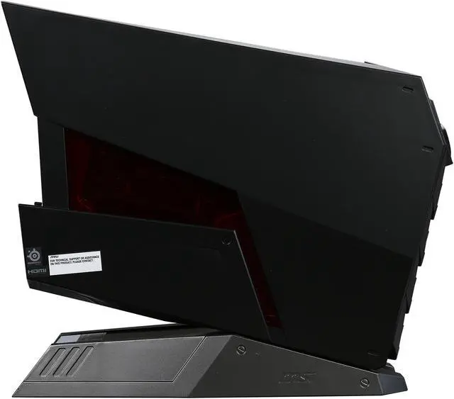 Alt view image 8 of 13 - ABS-MSI AEGIS-04 Gaming PC Intel i5-6400 (2.7 GHz) 8 GB DDR4 128 GB SSD 1 TB HDD GTX 960 4 GB Windows 10 Home 64-Bit