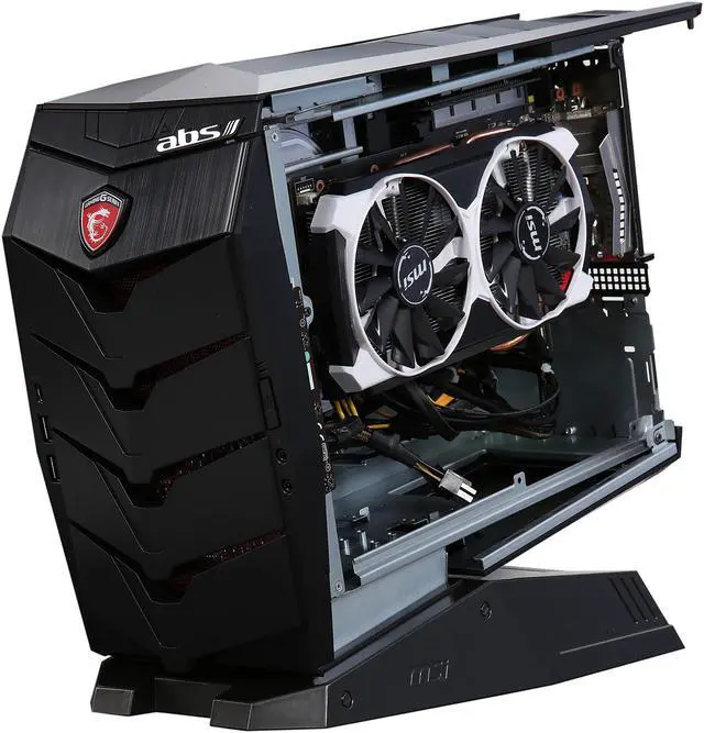 Alt view image 11 of 13 - ABS-MSI AEGIS-04 Gaming PC Intel i5-6400 (2.7 GHz) 8 GB DDR4 128 GB SSD 1 TB HDD GTX 960 4 GB Windows 10 Home 64-Bit