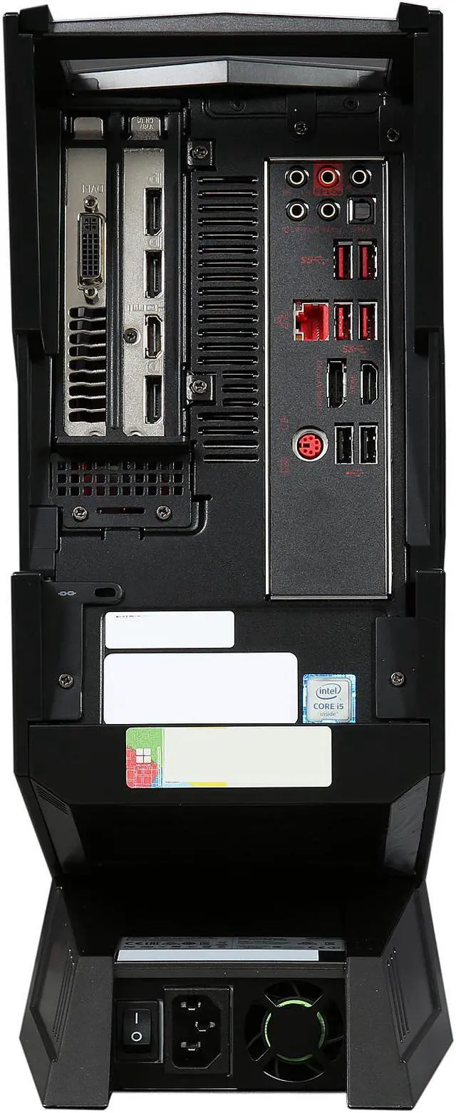 Alt view image 12 of 13 - ABS-MSI AEGIS-04 Gaming PC Intel i5-6400 (2.7 GHz) 8 GB DDR4 128 GB SSD 1 TB HDD GTX 960 4 GB Windows 10 Home 64-Bit