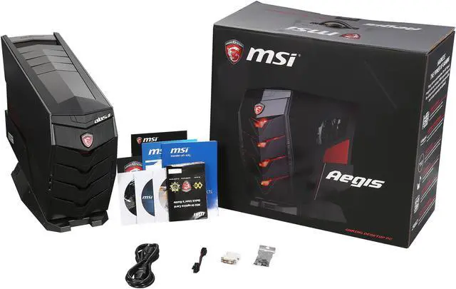 Alt view image 13 of 13 - ABS-MSI AEGIS-04 Gaming PC Intel i5-6400 (2.7 GHz) 8 GB DDR4 128 GB SSD 1 TB HDD GTX 960 4 GB Windows 10 Home 64-Bit
