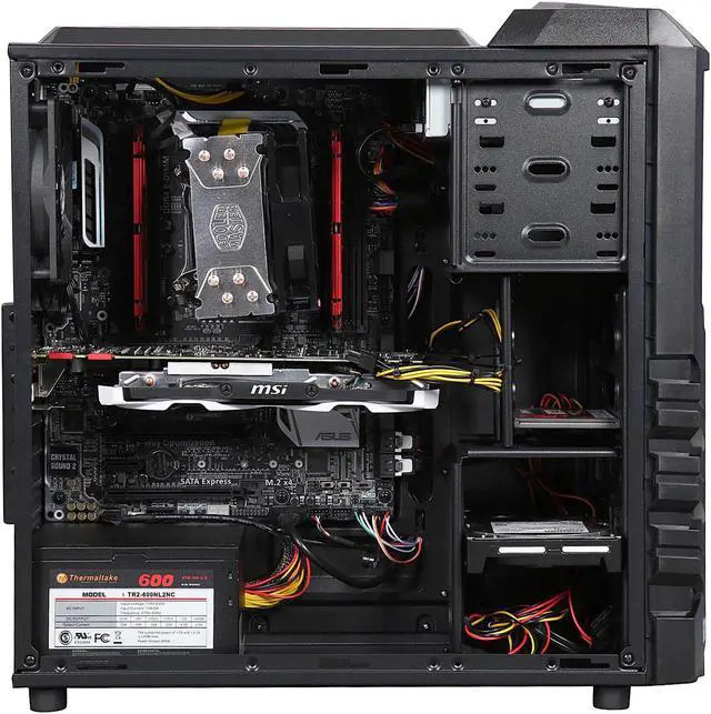 Alt view image 6 of 10 - ABS Stalker Overseer ALI066 Gaming PC Intel Core i7 6850K (3.60 GHz) 16 GB DDR4 2 TB HDD 240 GB SSD GeForce GTX 970 Windows 10 Home 64-Bit