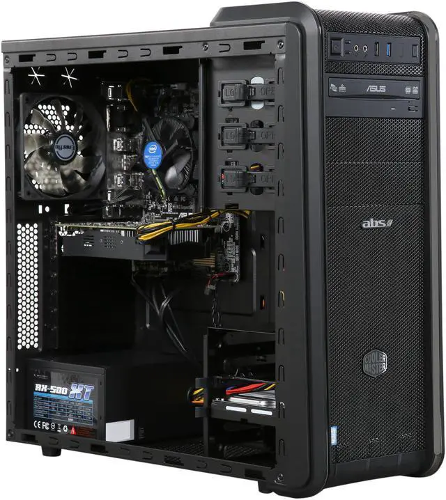 Alt view image 8 of 9 - ABS BearCat Gaming Desktop Intel Core i5-7500 (3.4 GHz) Quad Core CPU 8 GB DDR4 RAM 1 TB HDD NVIDIA GeForce GTX 1060 3 GB Windows 10 Home 64-Bit ALA063